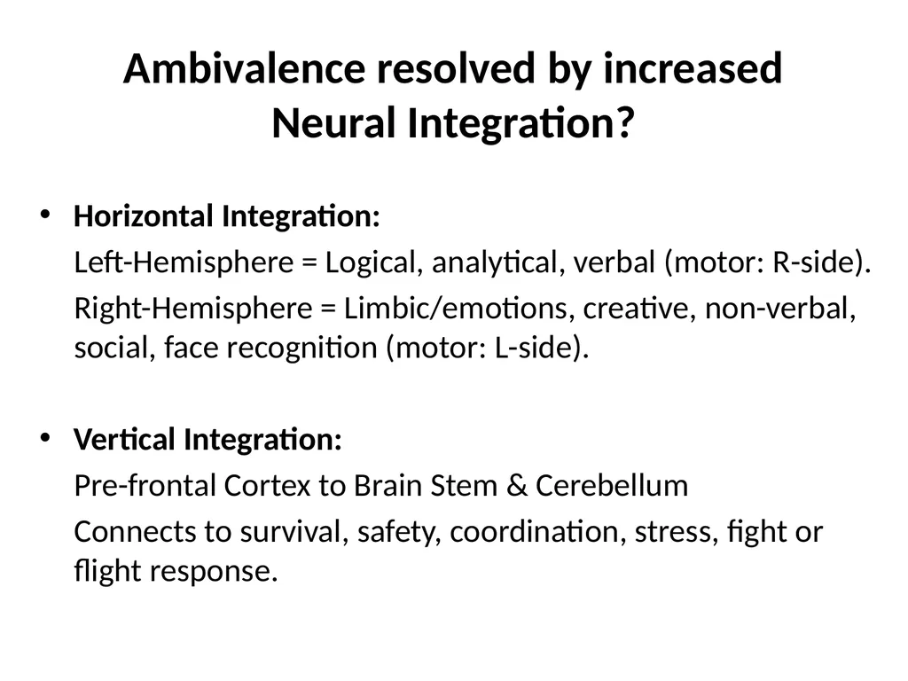 Neuro-Exploration: Why MI works in resolving - slide 20 of 47