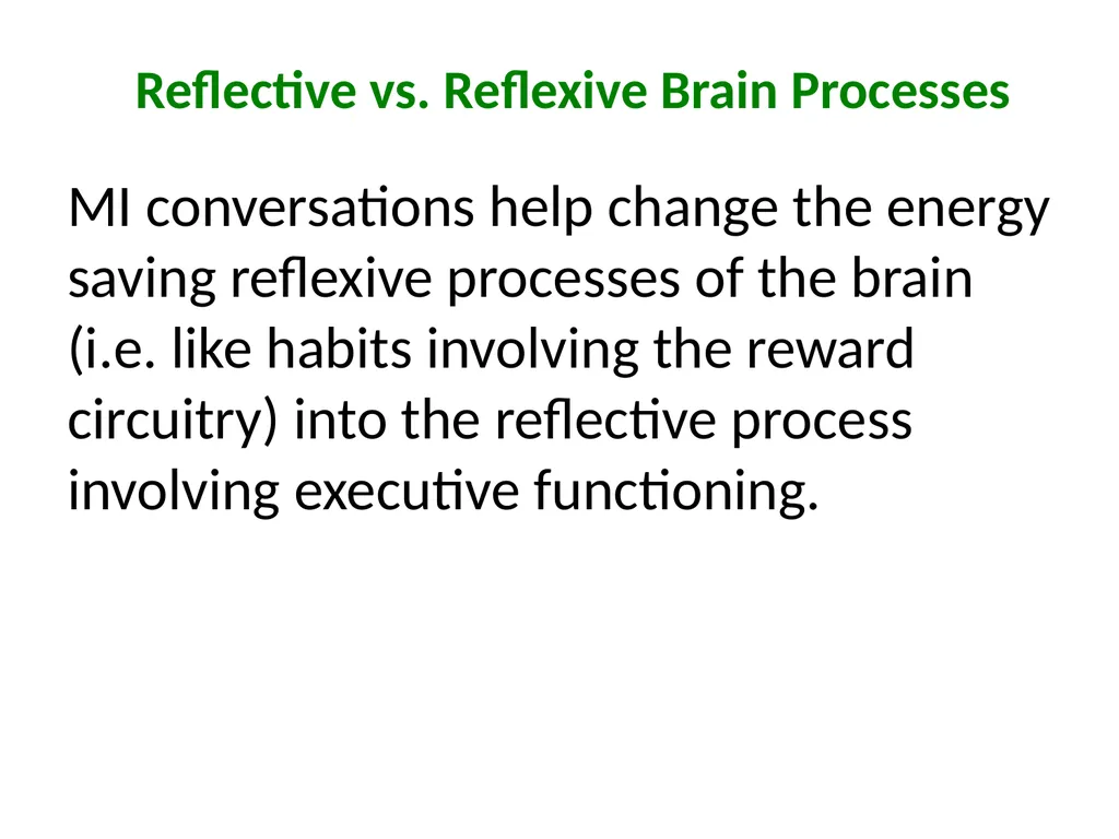 Neuro-Exploration: Why MI works in resolving - slide 26 of 47