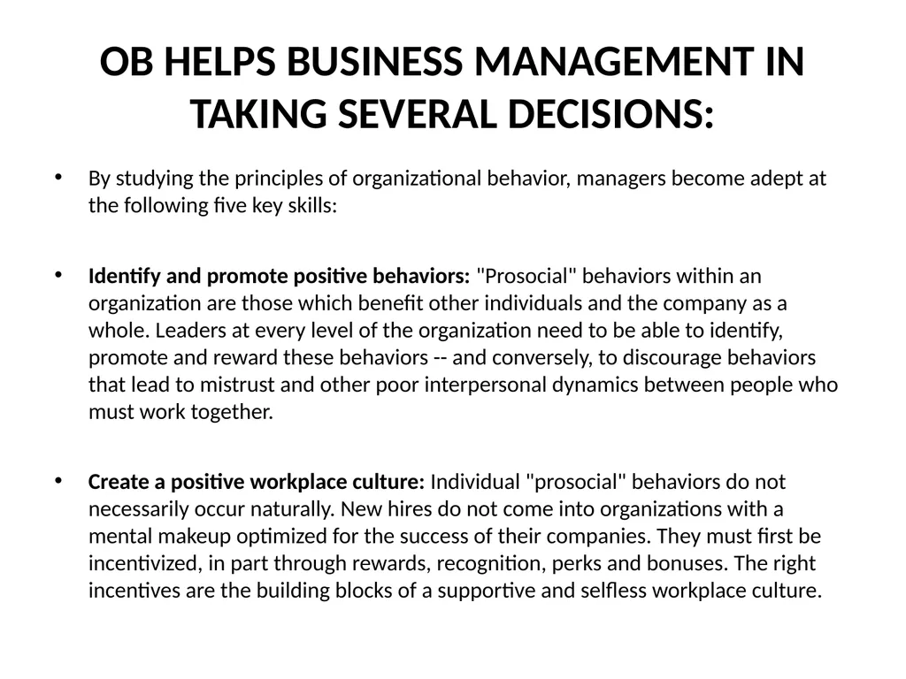 INTRODUCTION TO ORGANIZATIONS BEHAVIOR UNIT-1 - slide 37 of 43