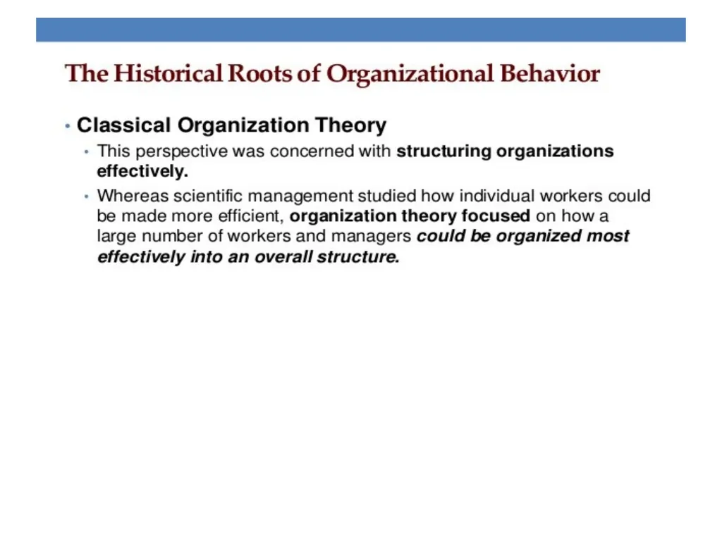 INTRODUCTION TO ORGANIZATIONS BEHAVIOR UNIT-1 - slide 13 of 43