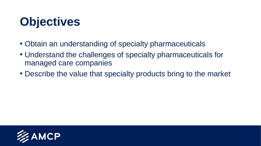 Specialty Pharmacy and Biosimilars Created by the - slide 3 of 32