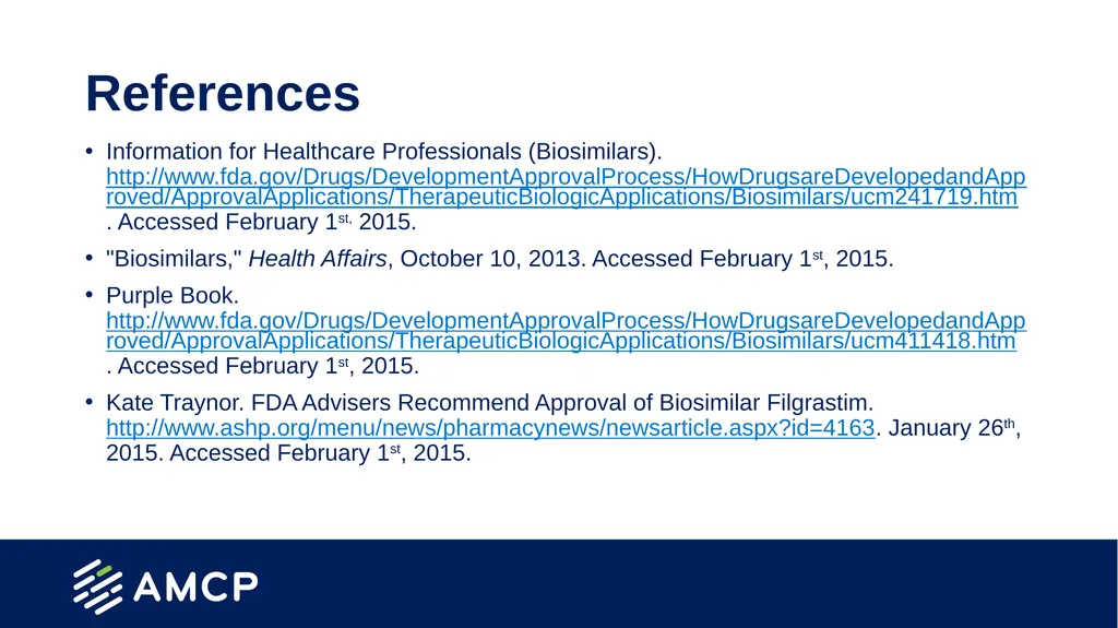 Specialty Pharmacy and Biosimilars Created by the - slide 30 of 32
