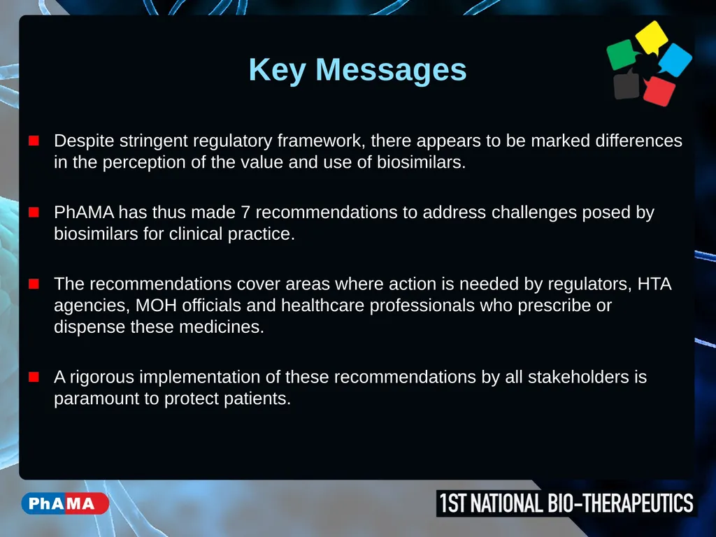 PhAMA Position on Biosimilar Medicines Ms. Leah - slide 18 of 19