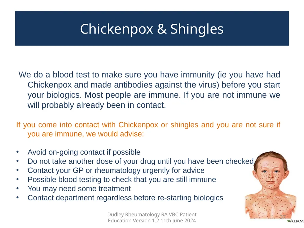 Education pack for patients with Rheumatoid - slide 37 of 52