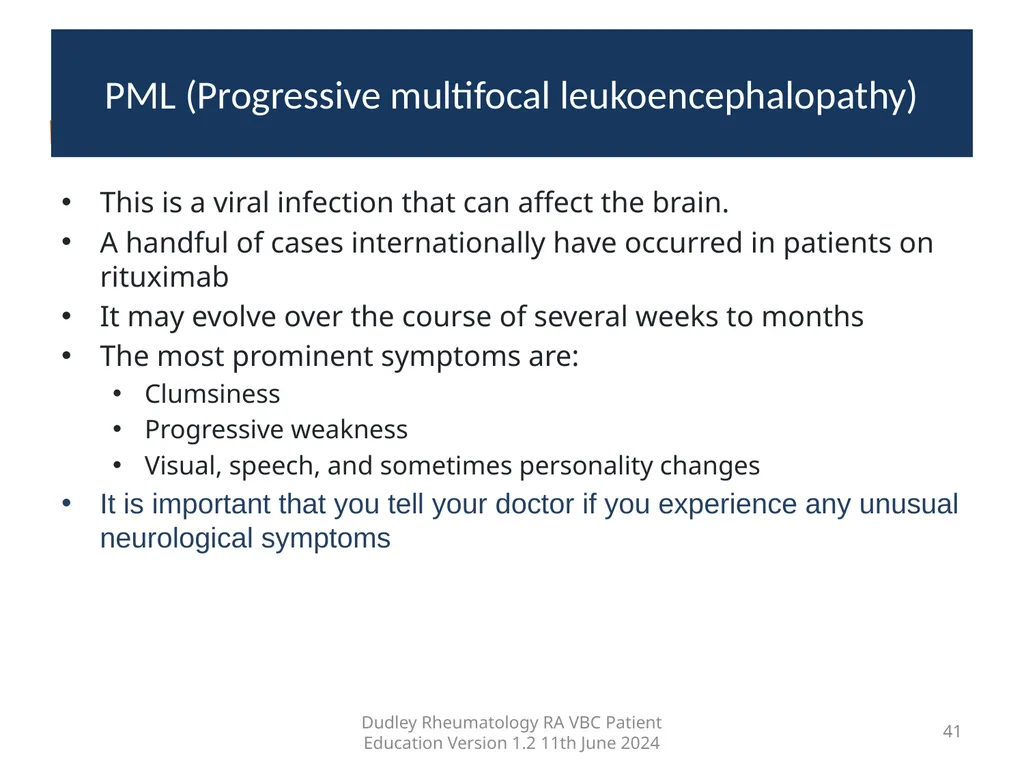 Education pack for patients with Rheumatoid - slide 41 of 52