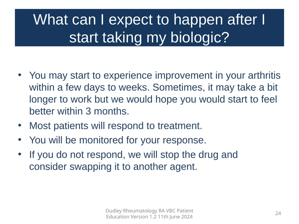 Education pack for patients with Rheumatoid - slide 24 of 52
