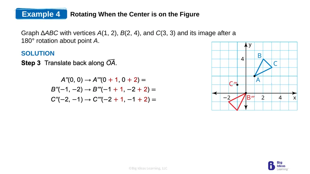 Lesson 4.3 Rotations Learning Target: Understand - slide 14 of 16
