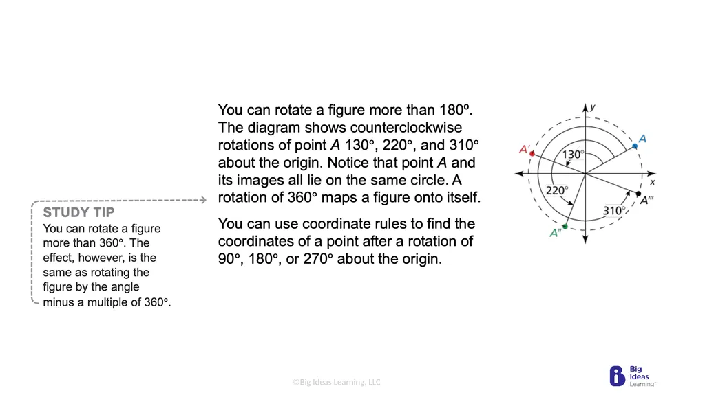 Lesson 4.3 Rotations Learning Target: Understand - slide 6 of 16