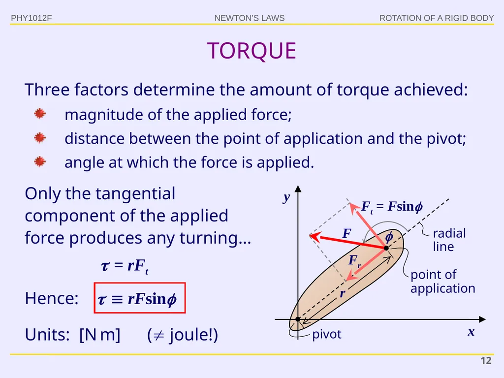 PHY1012F ROTATION Gregor Leigh - slide 12 of 38