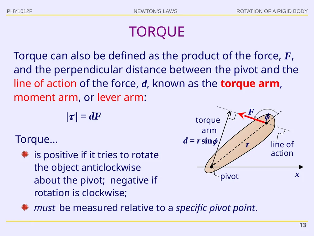PHY1012F ROTATION Gregor Leigh - slide 13 of 38