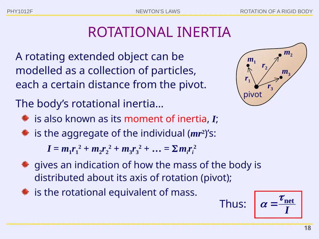 PHY1012F ROTATION Gregor Leigh - slide 18 of 38