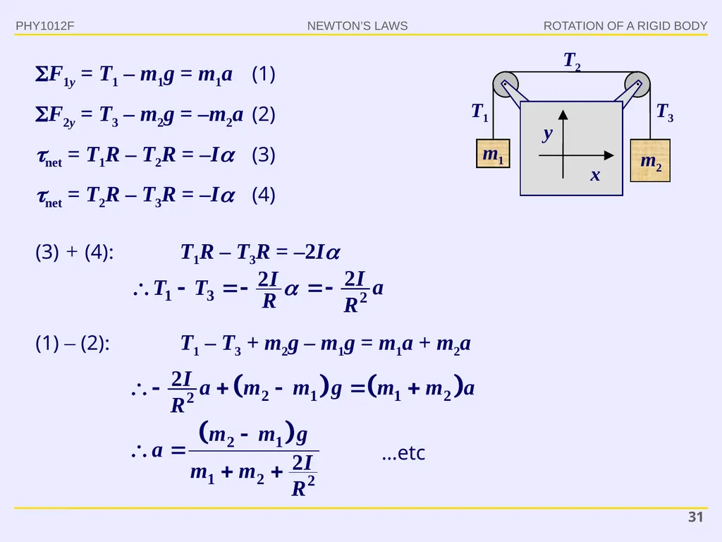 PHY1012F ROTATION Gregor Leigh - slide 31 of 38