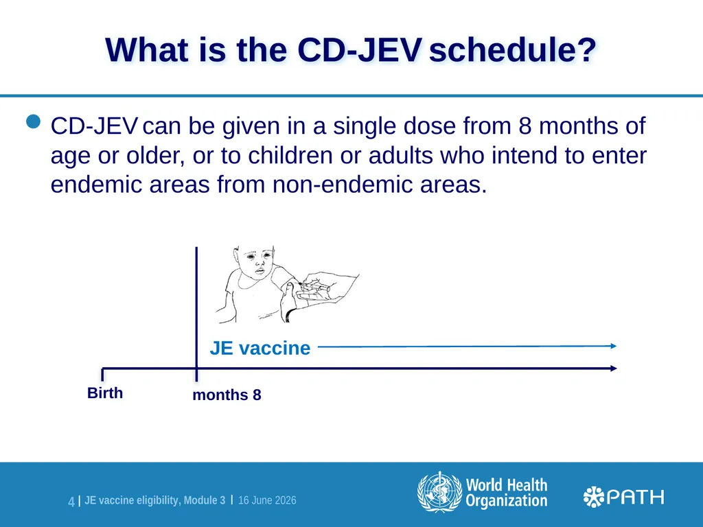 CD-JEV Japanese Encephalitis Vaccine Introduction - slide 4 of 10
