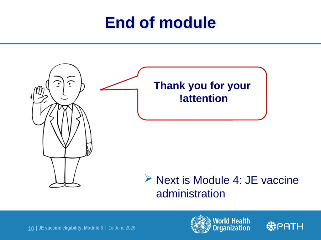 CD-JEV Japanese Encephalitis Vaccine Introduction - slide 10 of 10