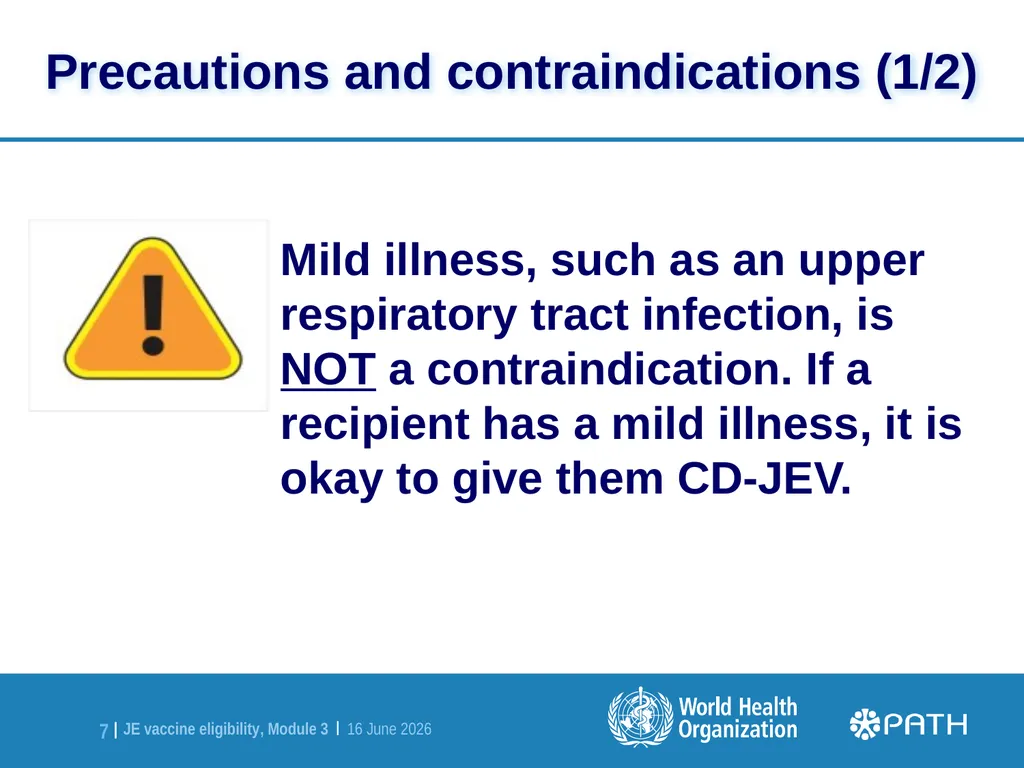 CD-JEV Japanese Encephalitis Vaccine Introduction - slide 7 of 10