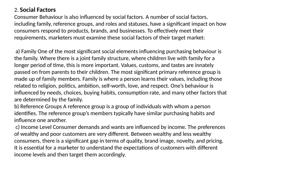 CONSUMER BEHAVIOUR Consumer behaviour Consumer - slide 9 of 14