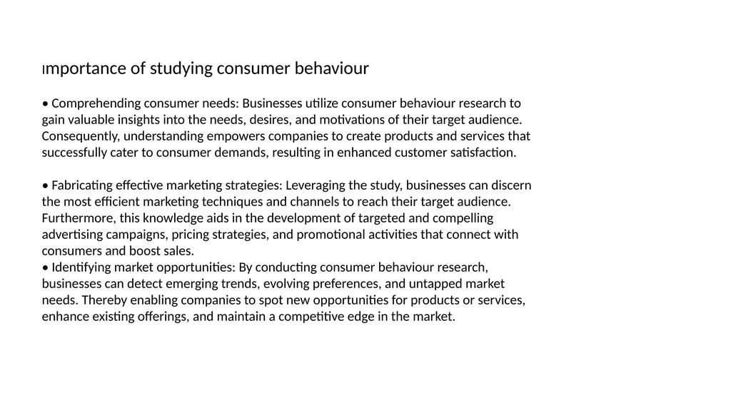 CONSUMER BEHAVIOUR Consumer behaviour Consumer - slide 6 of 14