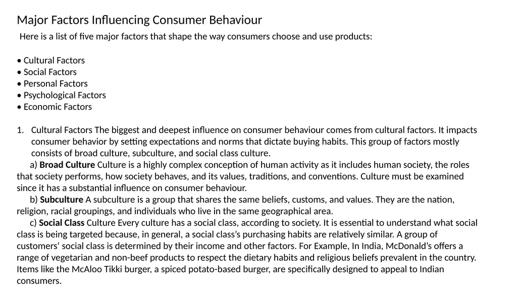 CONSUMER BEHAVIOUR Consumer behaviour Consumer - slide 8 of 14