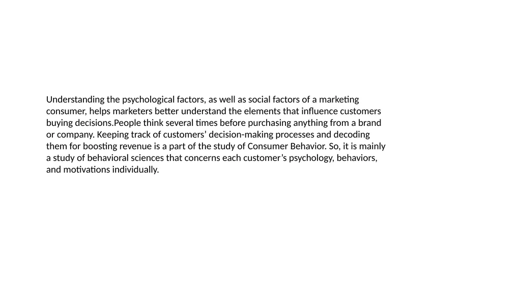 CONSUMER BEHAVIOUR Consumer behaviour Consumer - slide 3 of 14
