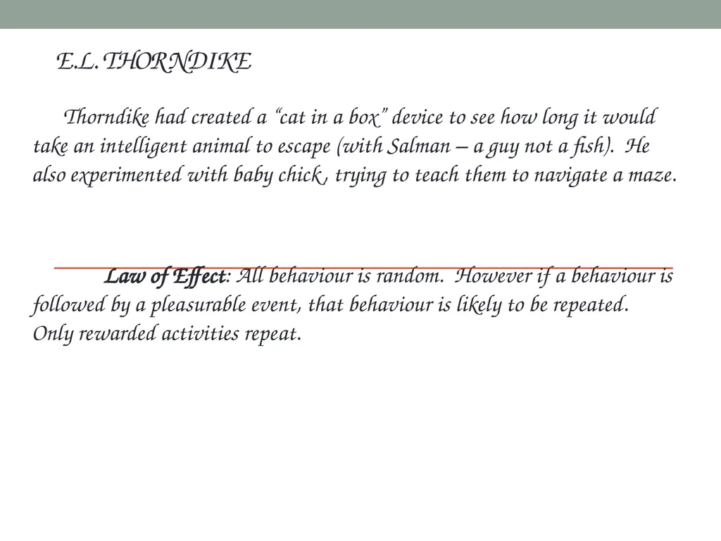 Welcome to Learning theory As humans we depend on - slide 6 of 18