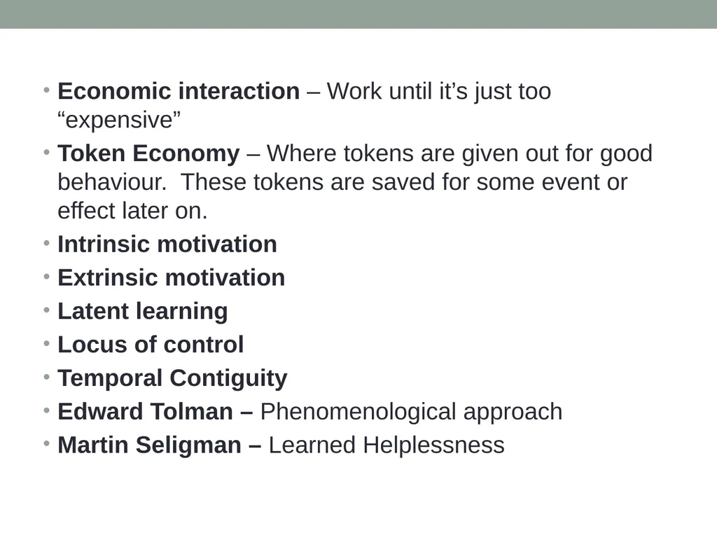Welcome to Learning theory As humans we depend on - slide 17 of 18