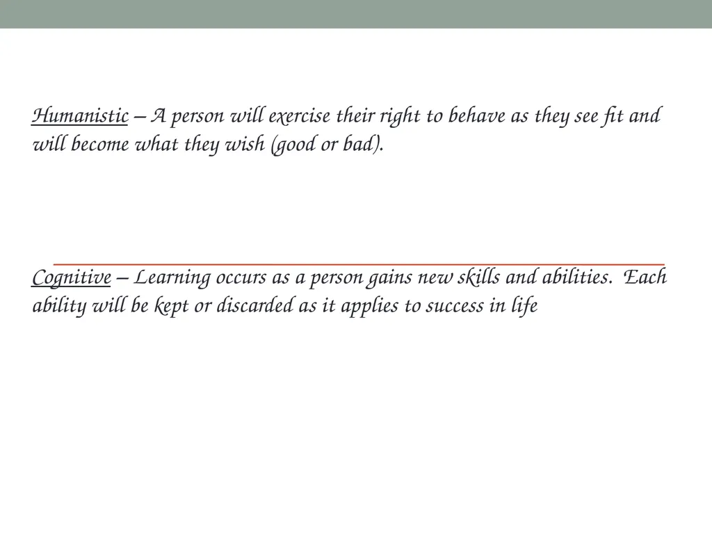 Welcome to Learning theory As humans we depend on - slide 11 of 18