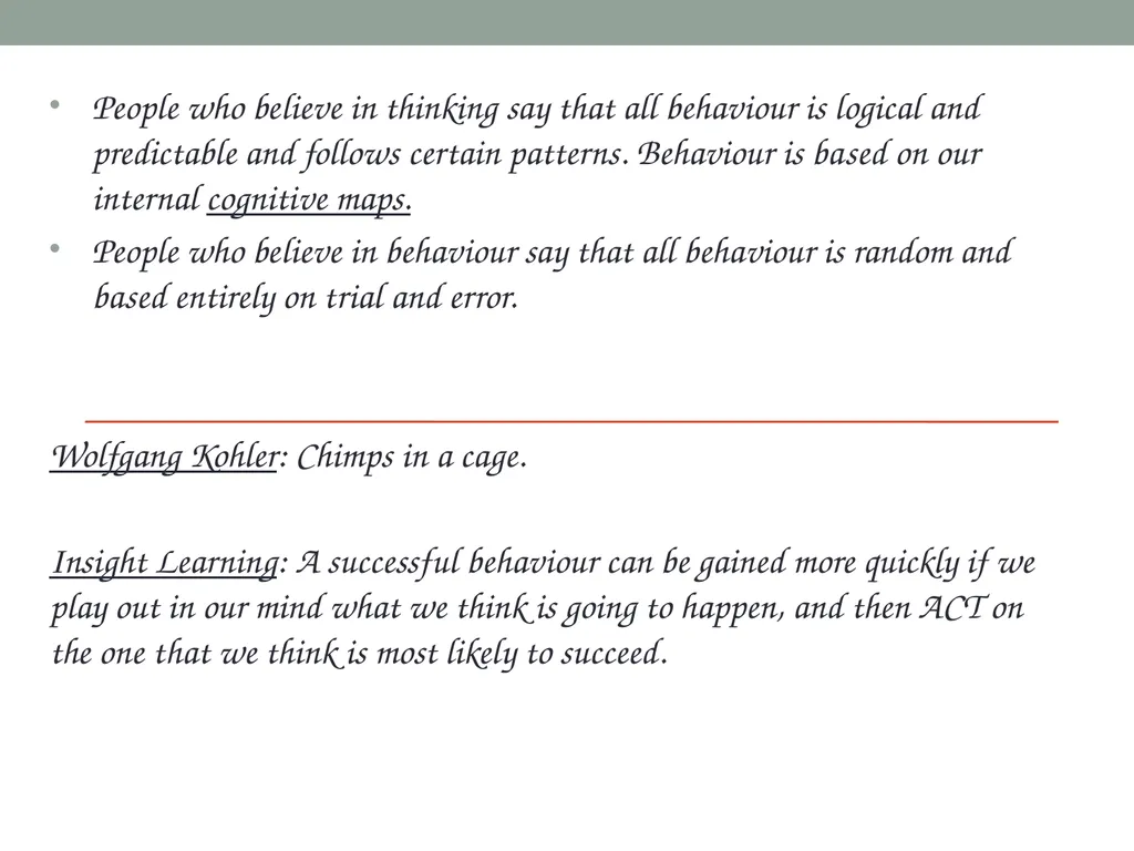 Welcome to Learning theory As humans we depend on - slide 15 of 18