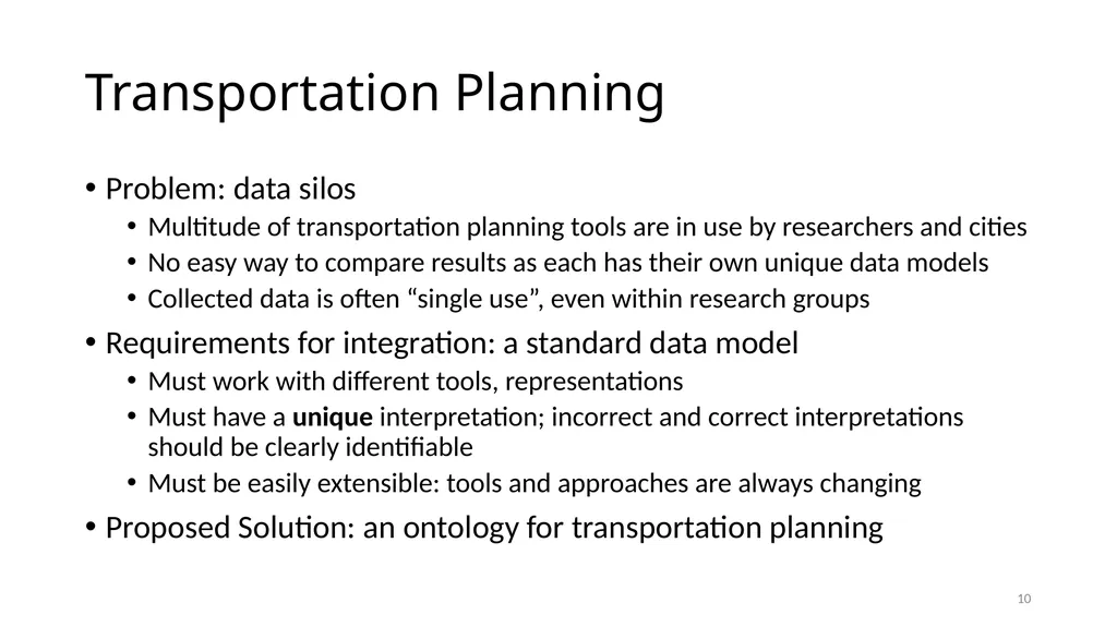 An Ontology-based Standard for City Data ISO/JTC 1 - slide 10 of 13