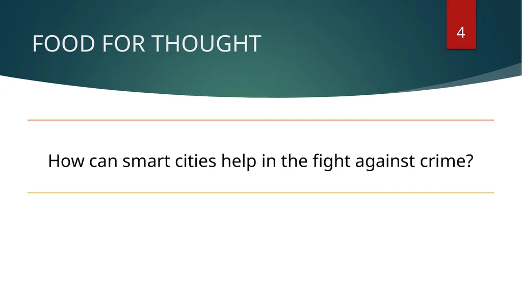 SMART CITY SOLUTIONS Anthony Drummonds Department - slide 4 of 13