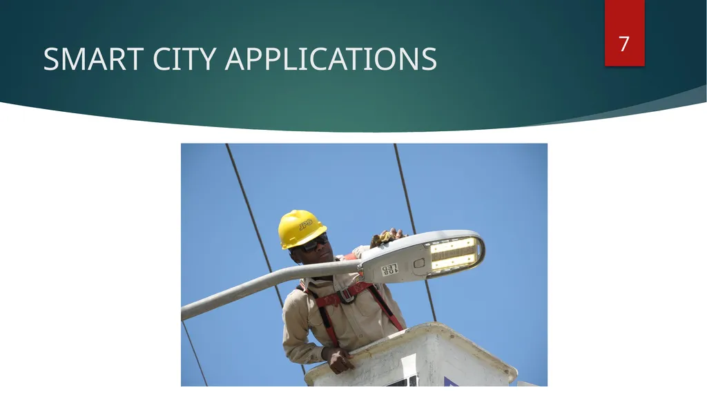 SMART CITY SOLUTIONS Anthony Drummonds Department - slide 7 of 13