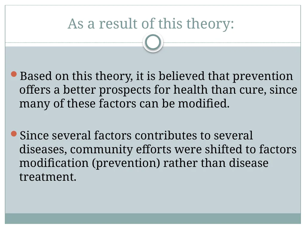 Theories of disease causation Ms. Samah alageel - slide 20 of 30