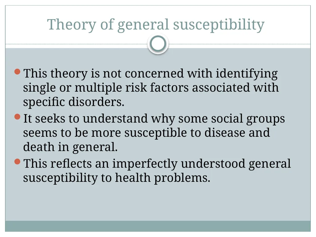 Theories of disease causation Ms. Samah alageel - slide 21 of 30