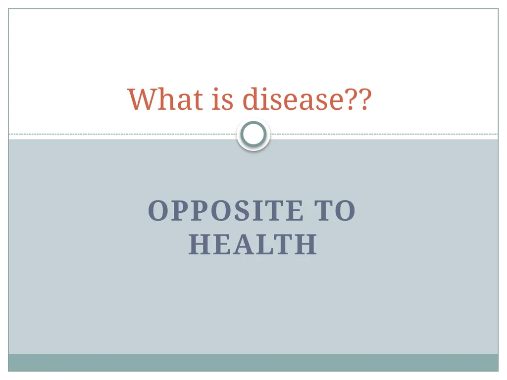 Theories of disease causation Ms. Samah alageel - slide 3 of 30