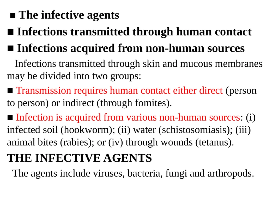 INFECTIONS THROUGH SKIN AND MUCOUS MEMBRANES Dr. - slide 2 of 26