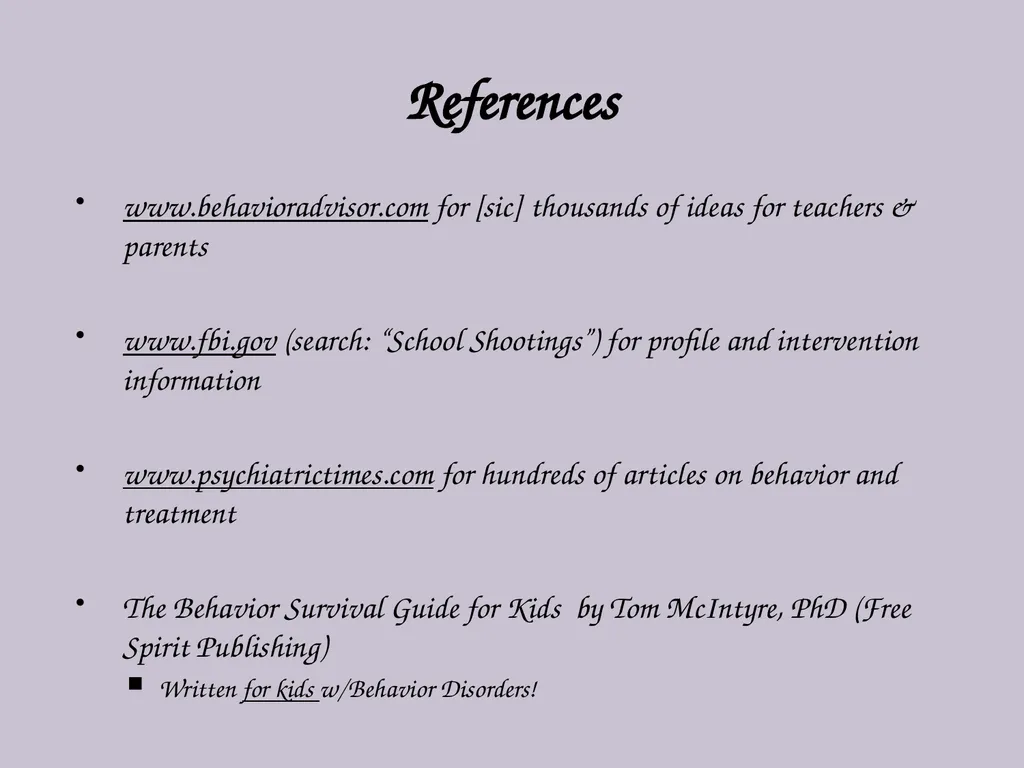 Resolving Difficult Behavior in Children and - slide 28 of 29