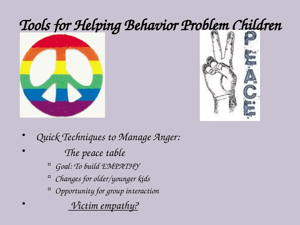 Resolving Difficult Behavior in Children and - slide 14 of 29