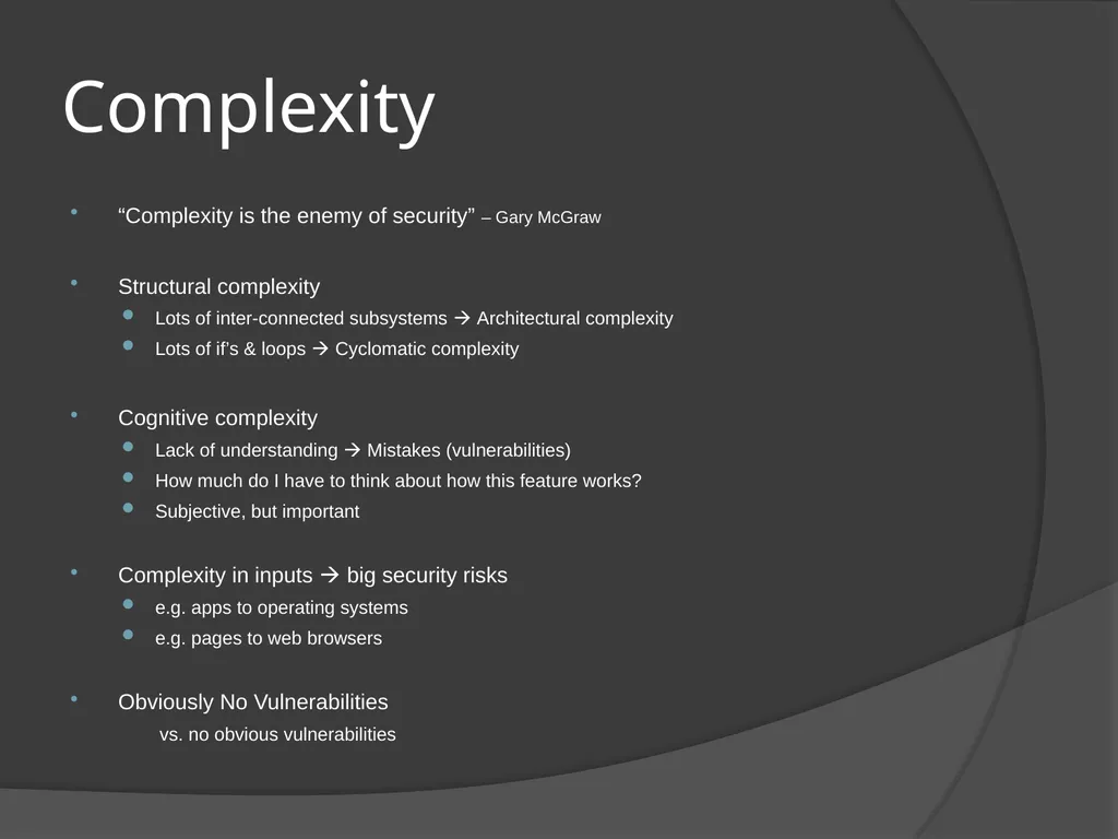 Defensive coding techniques Engineering Secure - slide 4 of 15