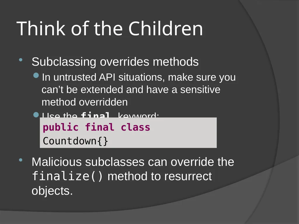 Defensive coding techniques Engineering Secure - slide 11 of 15