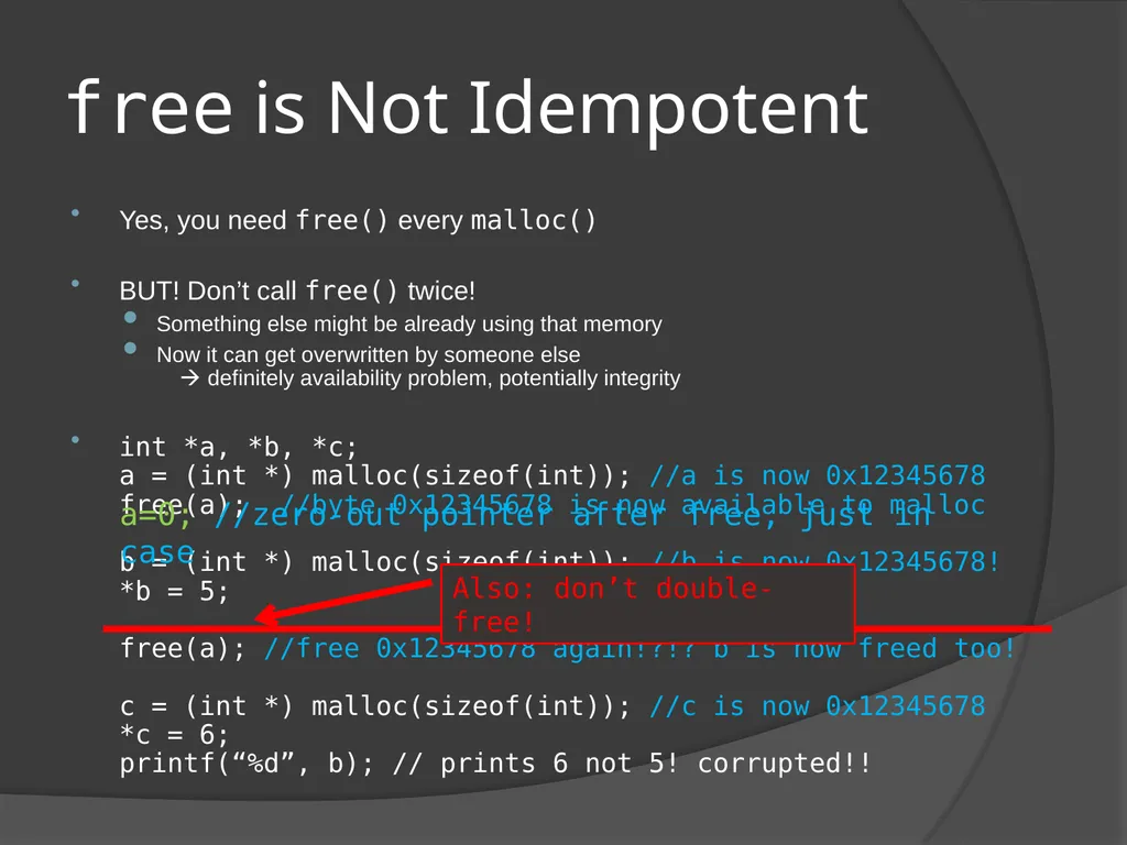 Defensive coding techniques Engineering Secure - slide 14 of 15