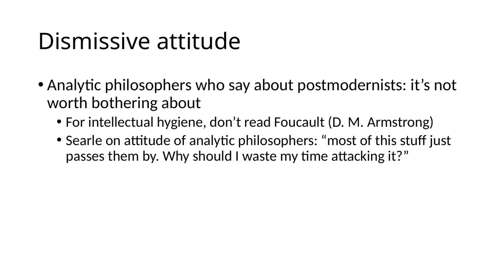 20th Century Philosophy Analytic Versus - slide 7 of 15