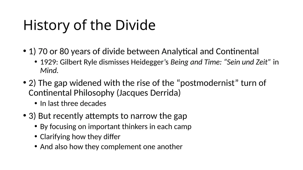 20th Century Philosophy Analytic Versus - slide 2 of 15