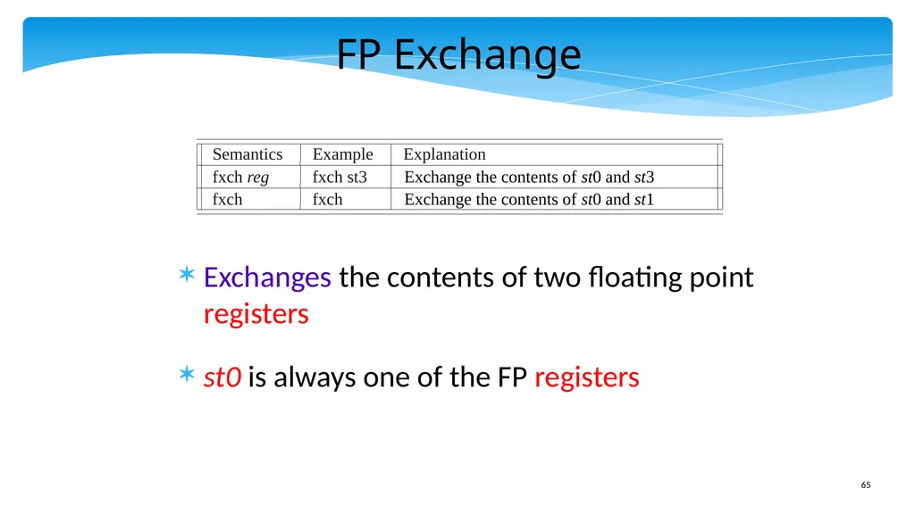 Chapter 5: x86 Assembly Language Prof. Smruti - slide 65 of 84