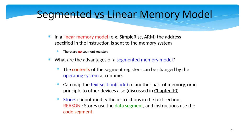 Chapter 5: x86 Assembly Language Prof. Smruti - slide 14 of 84