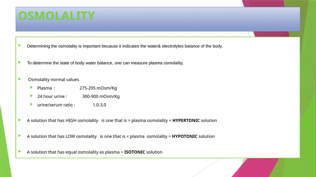 Physiology The Body as an Organized "Solution” - slide 40 of 45
