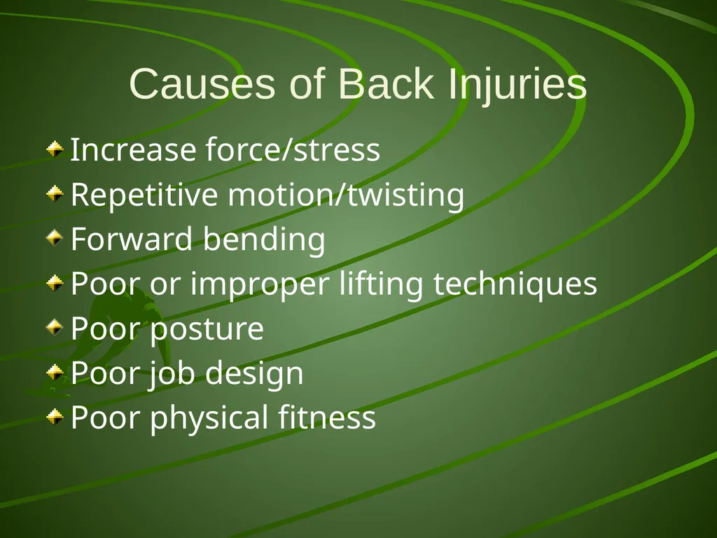 Proper Body Mechanics Body Mechanics The use of - slide 4 of 20