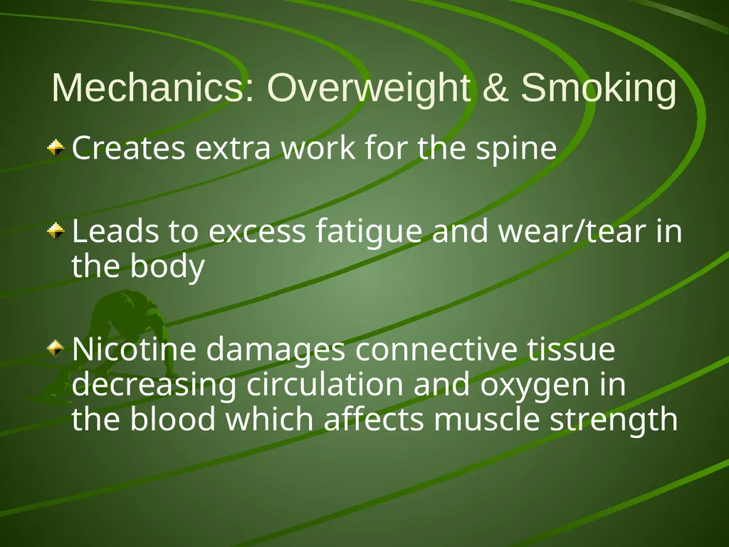 Proper Body Mechanics Body Mechanics The use of - slide 12 of 20