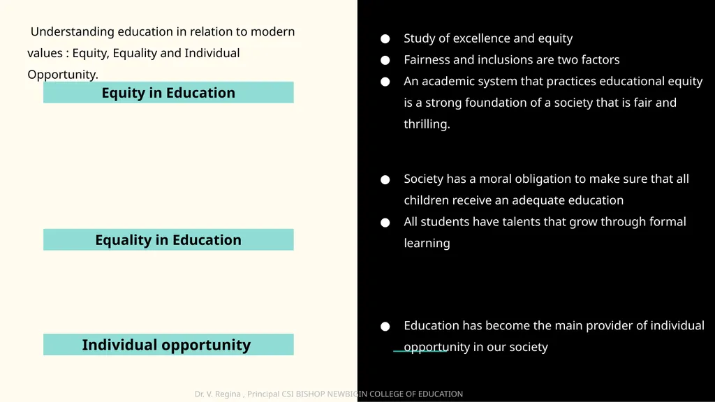 KNOWLEDGE AND CURRICULUM Unit II - Social bases of - slide 10 of 18