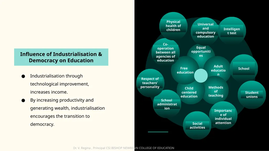 KNOWLEDGE AND CURRICULUM Unit II - Social bases of - slide 8 of 18