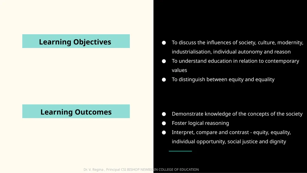 KNOWLEDGE AND CURRICULUM Unit II - Social bases of - slide 3 of 18