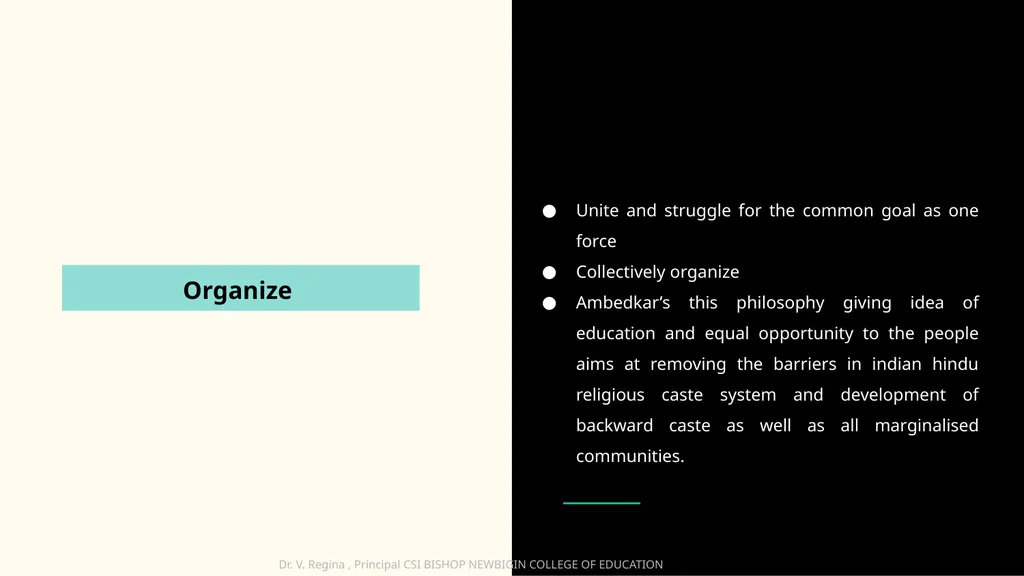 KNOWLEDGE AND CURRICULUM Unit II - Social bases of - slide 16 of 18
